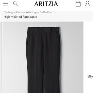 Babaton high waisted wide leg pants